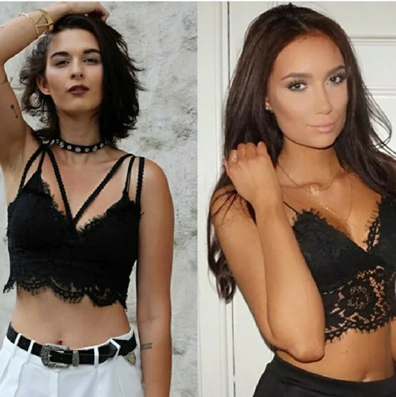 SHEIN Black Lace Bralette - Picture 7 of 7